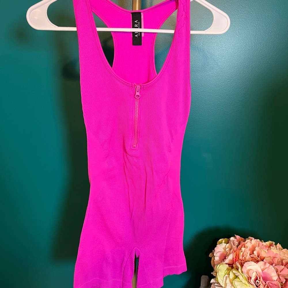 Akira Hot Pink Sleeveless Romper